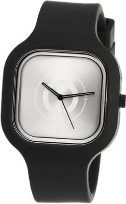 Modify es Unisex MW0011 Black Strap Silver Face