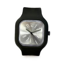 Modify es Unisex MW0012 Mini Black Strap Silver Face