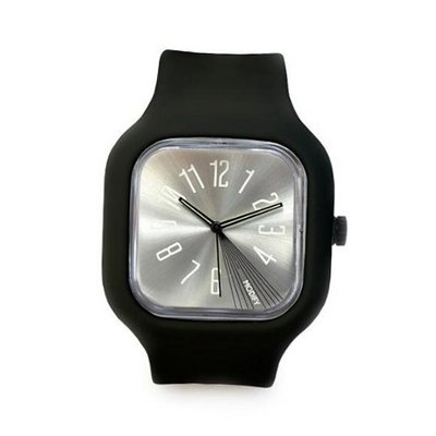 Modify es Unisex MW0012 Mini Black Strap Silver Face