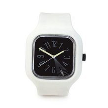 Modify es Unisex MW0106 Mini White Strap Black Face