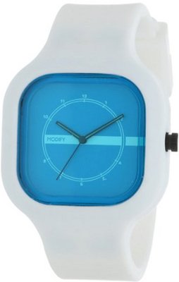 Modify es Unisex MW0107 White Strap Blue Face