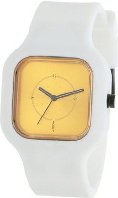 Modify es Unisex MW0110 Mini White Strap Gold Face
