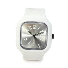 Modify es Unisex MW0112 Mini White Strap Silver Face