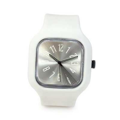 Modify es Unisex MW0112 Mini White Strap Silver Face