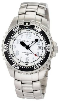 Momentum 1M-DV00W0 M1 White Dial Stainless-Steel Bracelet