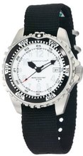 Momentum 1M-DV00W8B M1 White Dial Black Re-Ply Nylon Dive