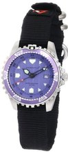 Momentum 1M-DV01P8B M1 Purple Dial Black Re-Ply Nylon Dive