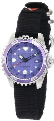 Momentum 1M-DV01P8B M1 Purple Dial Black Re-Ply Nylon Dive