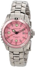 Momentum 1M-DV01R0 M1 Pink Dial Stainless-Steel Bracelet