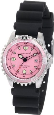 Momentum 1M-DV01R1B M1 Pink Dial Black Rubber Dive
