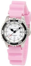 Momentum 1M-DV01W1R M1 White Dial Pink Silicone Rubber Dive