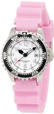 Momentum 1M-DV01W1R M1 White Dial Pink Silicone Rubber Dive