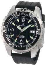 Momentum 1M-DV06B8B M1 Deep 6 Black Dial Black Ribbed Rubber