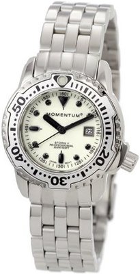 Momentum 1M-DV83W0 Storm II White Dial Steel Bracelet