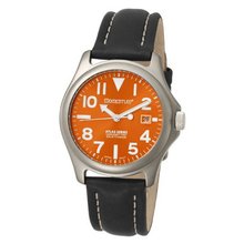 Momentum 1M-SP00O2 Atlas Orange Dial Black Nautica Leather
