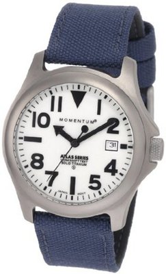 Momentum 1M-SP00W6U Atlas White Dial Blue Cordura