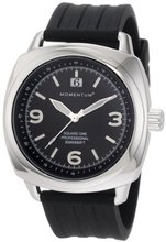 Momentum 1M-SP66B1B Square One Black Ribbed Rubber