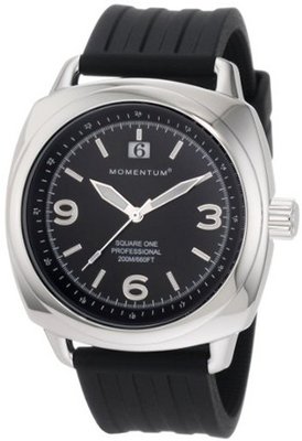 Momentum 1M-SP66B1B Square One Black Ribbed Rubber