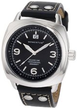 Momentum 1M-SP66B2 Square One Black Rivot Leather