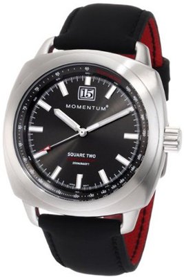 Momentum 1M-SP68G12B Square II Black Touch Leather