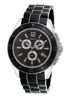 Momentus Ceramic Band Black Ceramic Bezel Chronograph TM190C-04CS