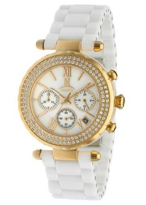 Momentus Ceramic White Gold Ion SWAROVSKI Chronograph TC126G-09CD