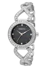 Momentus Gold Stainless Steel Black Dial SWAROVSKI FJ178S-04SD