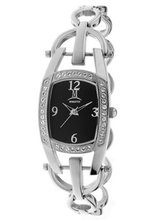 Momentus Silver Stainless Steel Black Dial Zirconium FJ176S-04SD