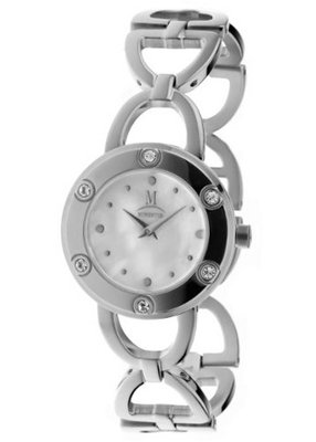 Momentus Silver Tone Stainless Steel Black Dial FJ169S-09SD