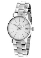 Momentus Silver Tone Stainless Steel White Dial Date DW252S-02SS