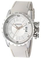 Momentus Silver Tone Stainless Steel White Dial FS108S-03YS