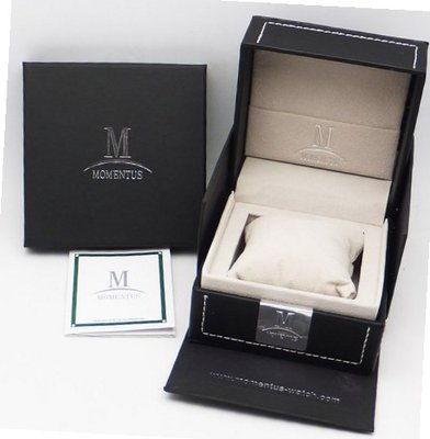 Momentus Stainless Steel Black Dial Jewelry Style FJ163S-04SS