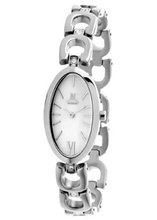 Momentus Stainless Steel White Dial with Swarovski FJ123S-09SS