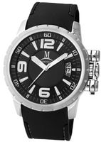 Momentus Stainless Steel with Black Rubber Band & Dial FS108S-04RS
