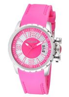 Momentus Stainless Steel with Pink Rubber Band Pink TR108F-02RB