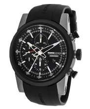Automatic Chronograph Black Dial Black Rubber