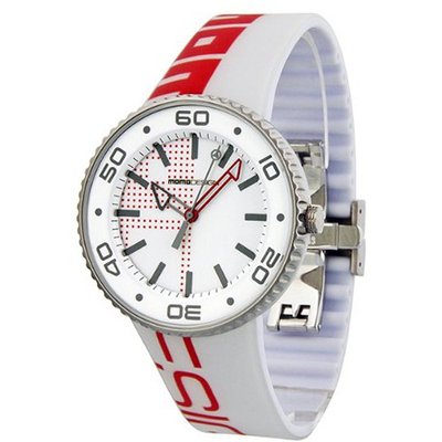 MOMO Design Jet Red and White Dial Rubber 187-RB-VT-18WTRD