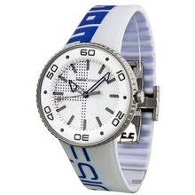 MOMO Design Jet White and Blue Dial Rubber 187-RB-VT-16WTBL