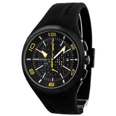 Momo Designs Phantom Black Dial Rubber 1003BK-RB-08BKYW
