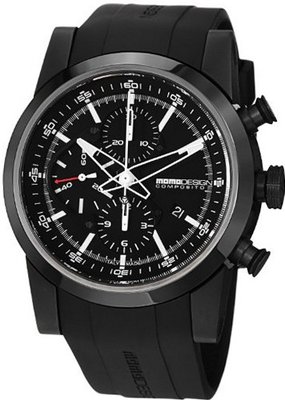 MomoDesign Composito Black PVD Titanium Automatic Chronograph MD280BK-01BKBK-RB
