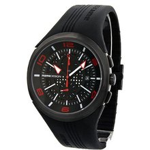 MomoDesign Phantom Black Dial Chronograph Rubber 1003BK-RB-06BKRD