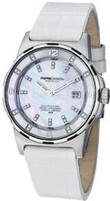 MomoDesign Pilot Diamonds Ladies White Leather Strap MD093-E-02SL-LS