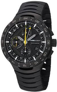 uMomo Design MomoDesign Race Master Chrono Automatic GMT Black PVD Titanium MD100BK-02BKBK-RB 