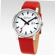 Mondaine Basics A660.30303.16SBC Evo Sunray Red Leather