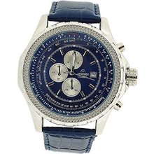Mondex London Gents Chrono Effect Blue Dial & PU Strap Casual MLB462