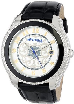 Montana Time MT919 Crocodile Band and Filigree Analog