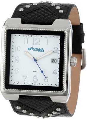Montana Time Unisex MT923 Classic Analog Large Square Studs