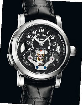 Montblanc Nicolas Rieussec Nicolas Rieussec Chronograph Open Home Time
