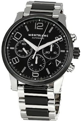 Montblanc Timewalker Steel and Black Ceramic Chronograph 103094