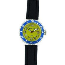 Monte Carlo Boys Blue Plastic Strap Yellow Dial Basic